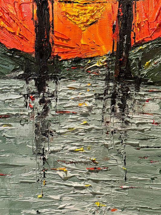 AGENT ORANGE // TORII GATE V1 OIL PAINTING
