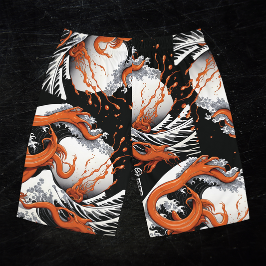 AGENT ORANGE // SYMBIOTE TSUNAMI BOARDSHORTS