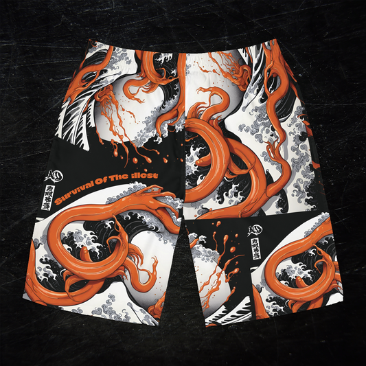 AGENT ORANGE // SYMBIOTE TSUNAMI BOARDSHORTS