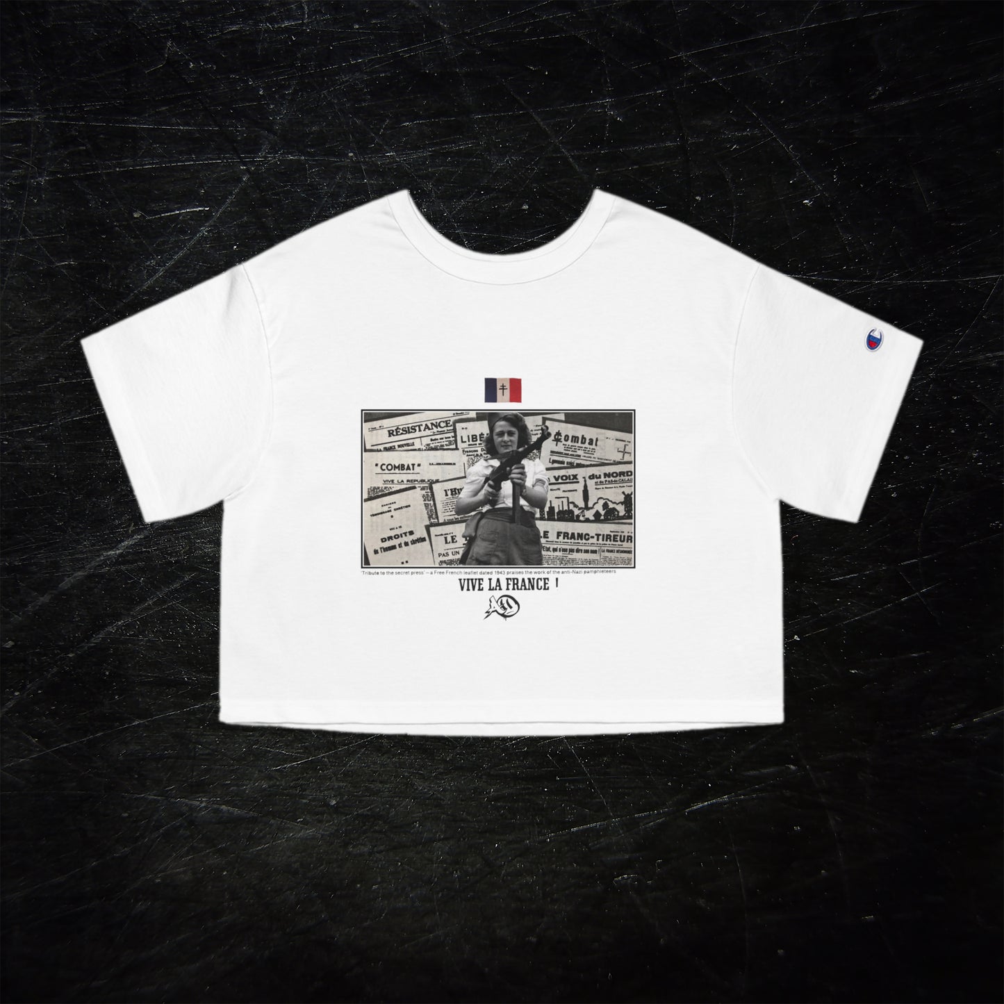 AGENT ORANGE // RESISTANCE CROPPED T-SHIRT