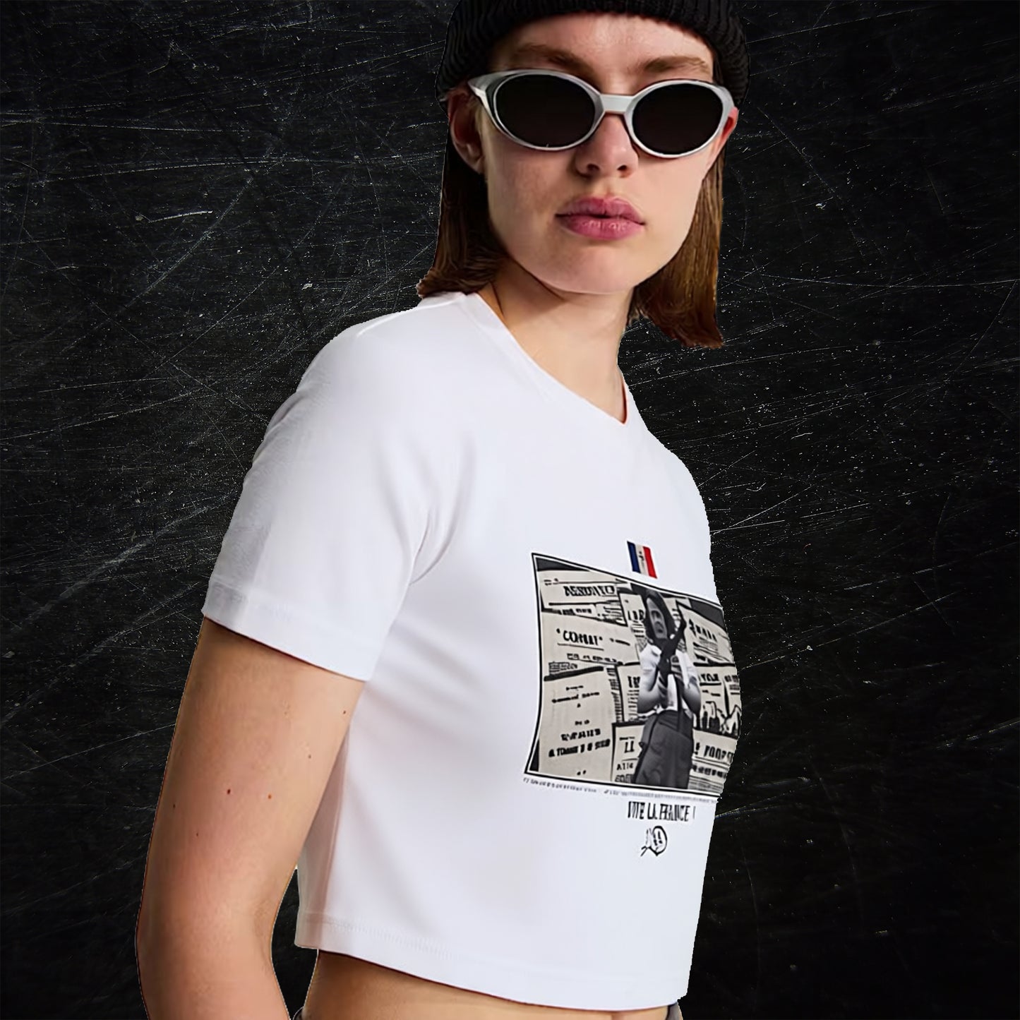 AGENT ORANGE // RESISTANCE CROPPED T-SHIRT