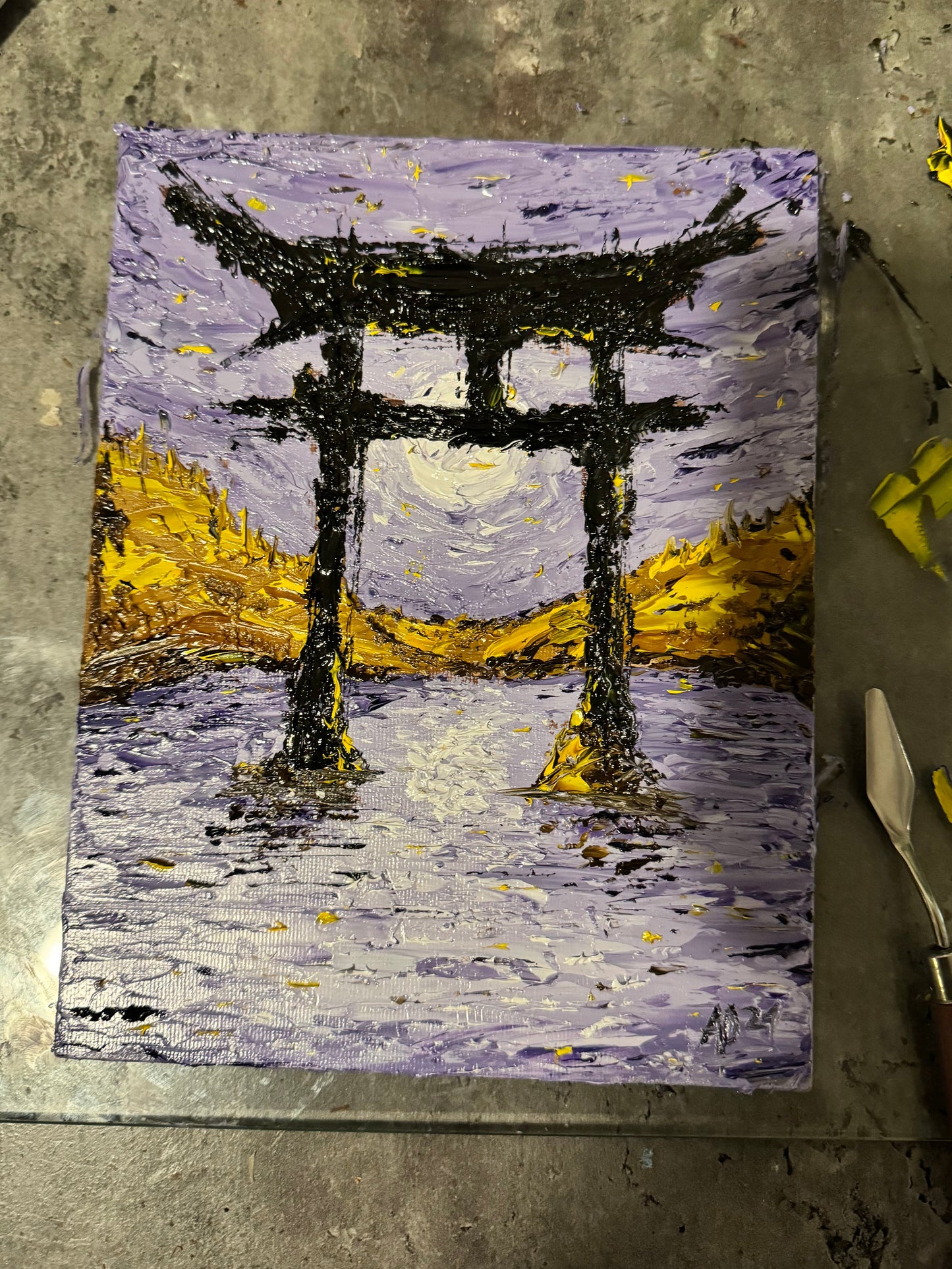 AGENT ORANGE // TORII GATE V2 OIL PAINTING
