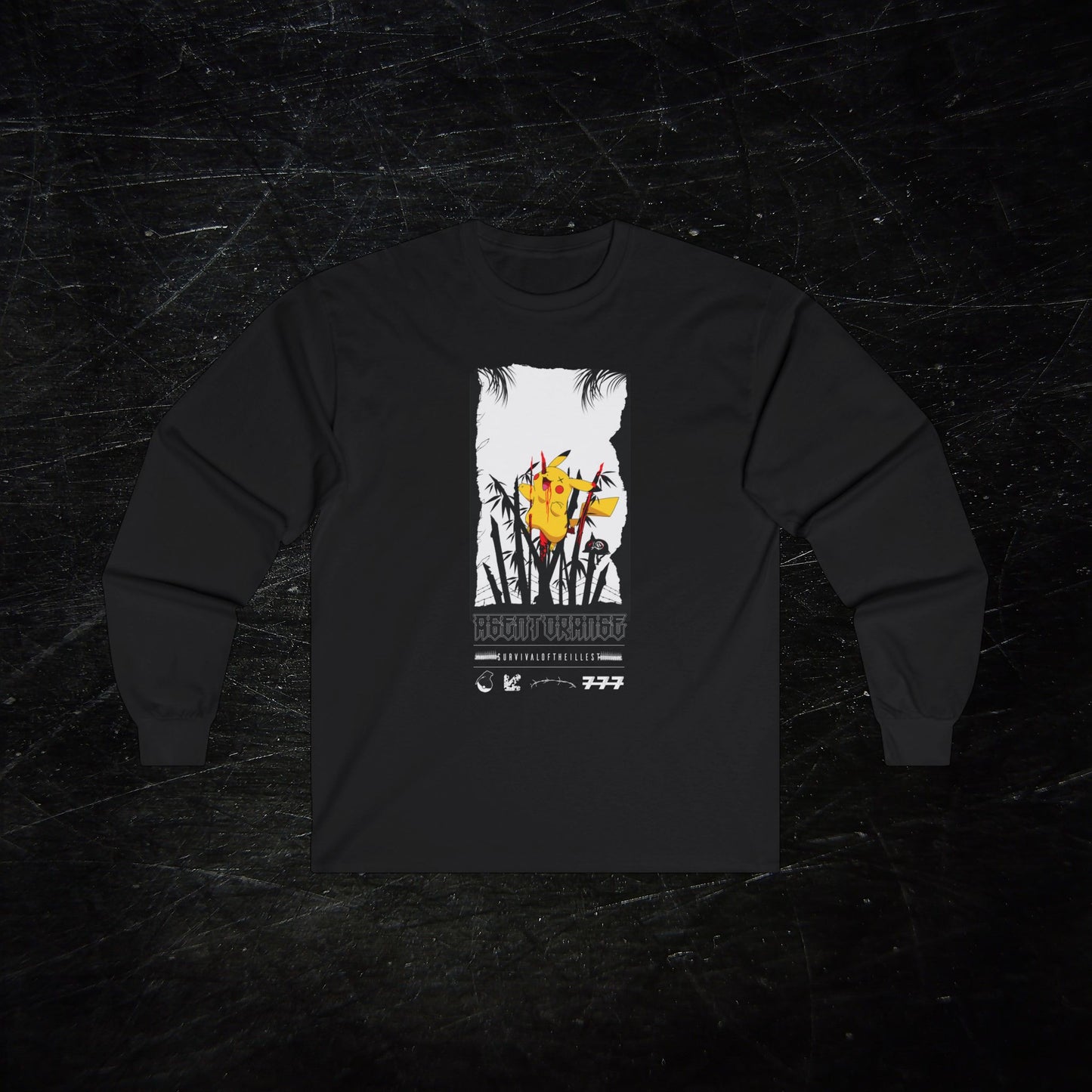 AGENT ORANGE // POKE-TRAP LONG SLEEVE T-SHIRT