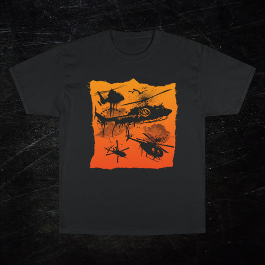 AGENT ORANGE // BLACK HELICOPTERS T-SHIRT