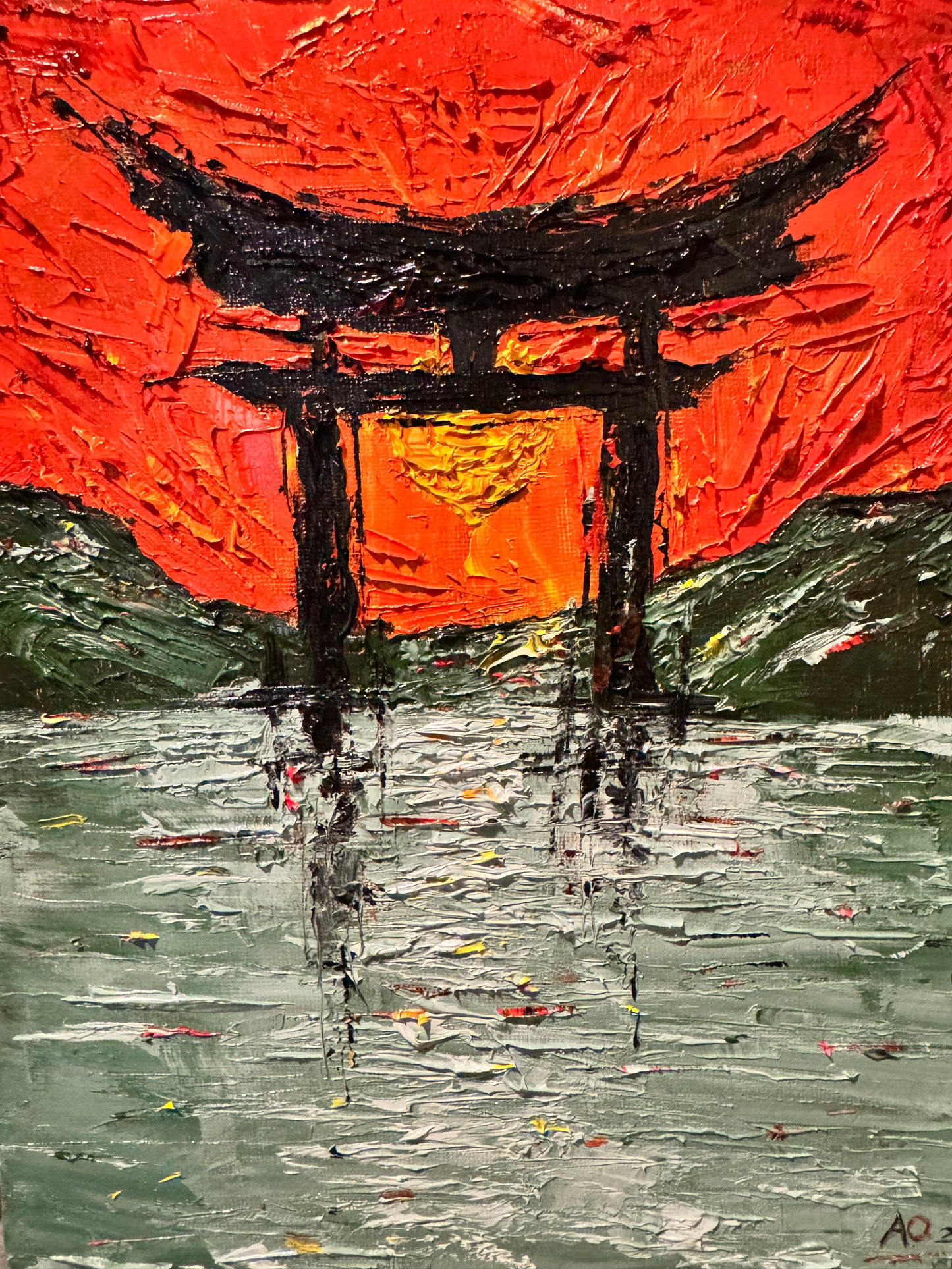 AGENT ORANGE // TORII GATE V1 OIL PAINTING