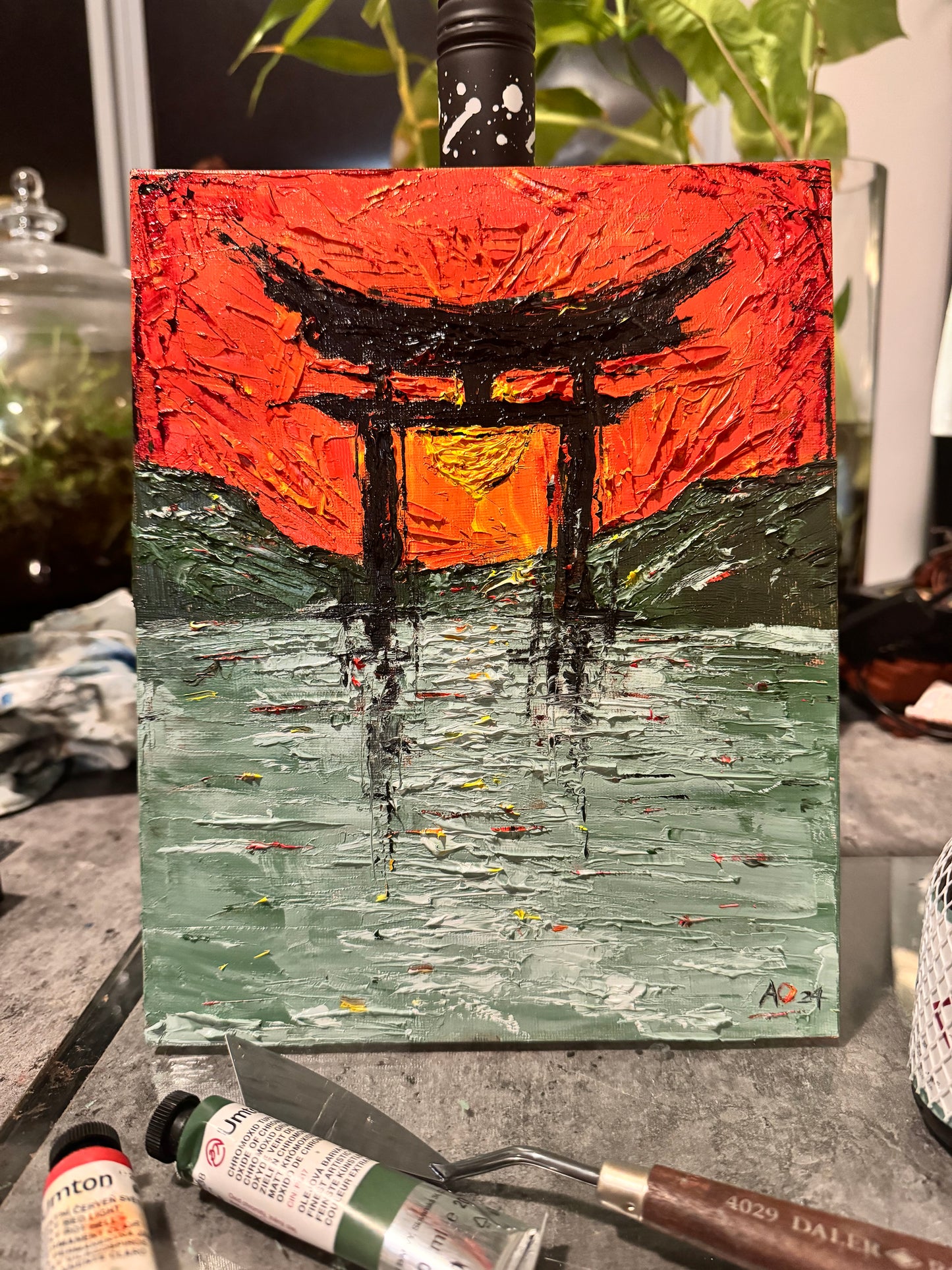 AGENT ORANGE // TORII GATE V1 OIL PAINTING