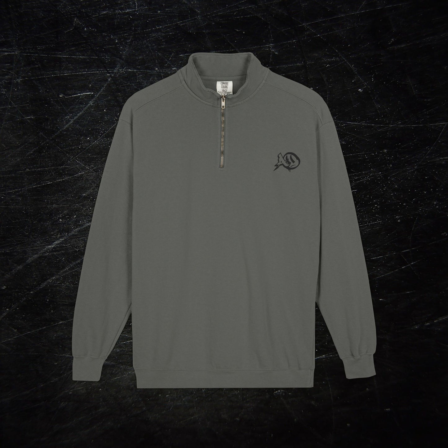 AGENT ORANGE // GLOBAL REACH QUARTER ZIP SWEATSHIRT