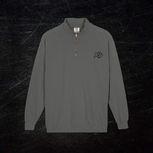 AGENT ORANGE // GLOBAL REACH QUARTER ZIP SWEATSHIRT