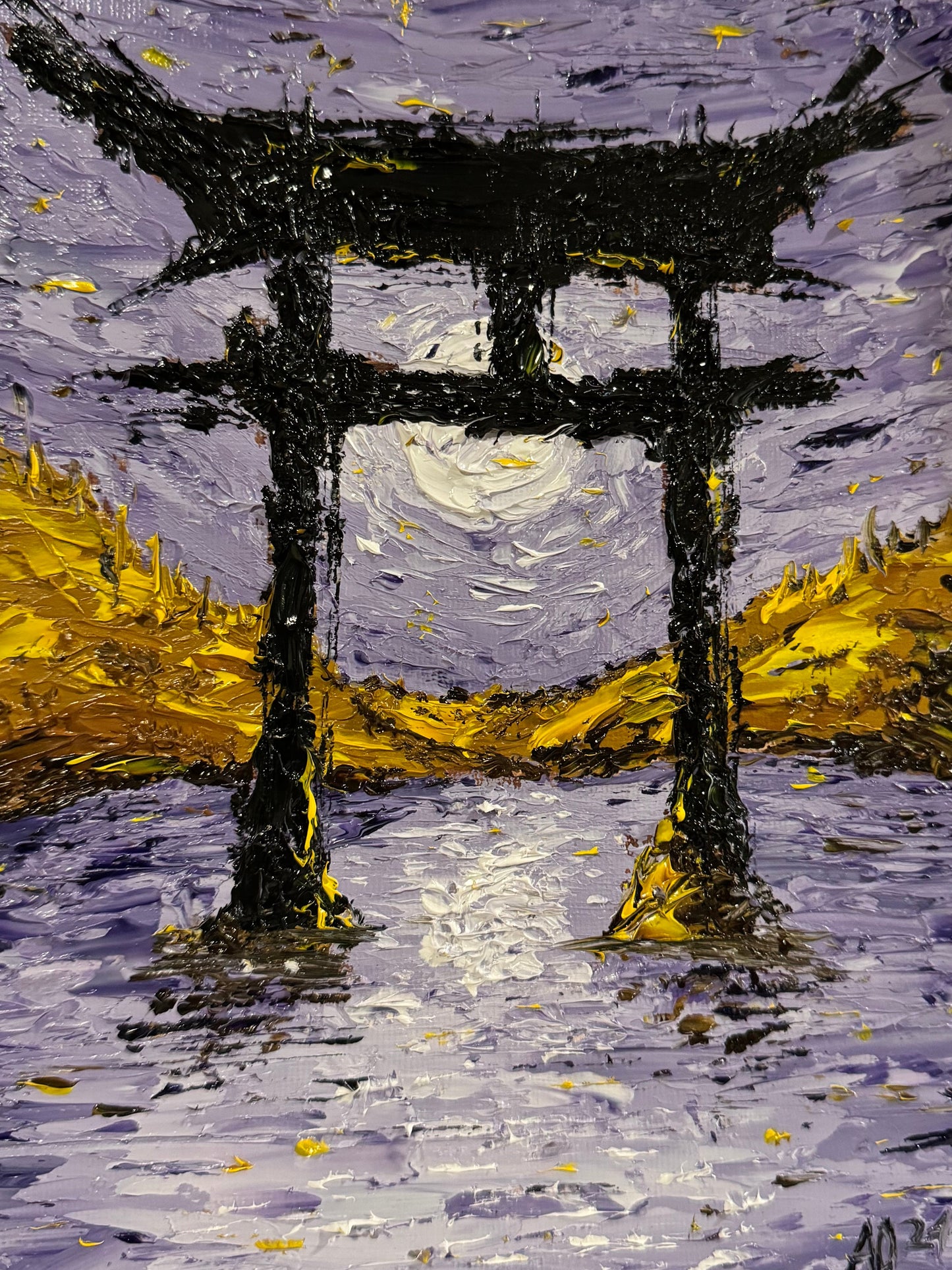 AGENT ORANGE // TORII GATE V2 OIL PAINTING