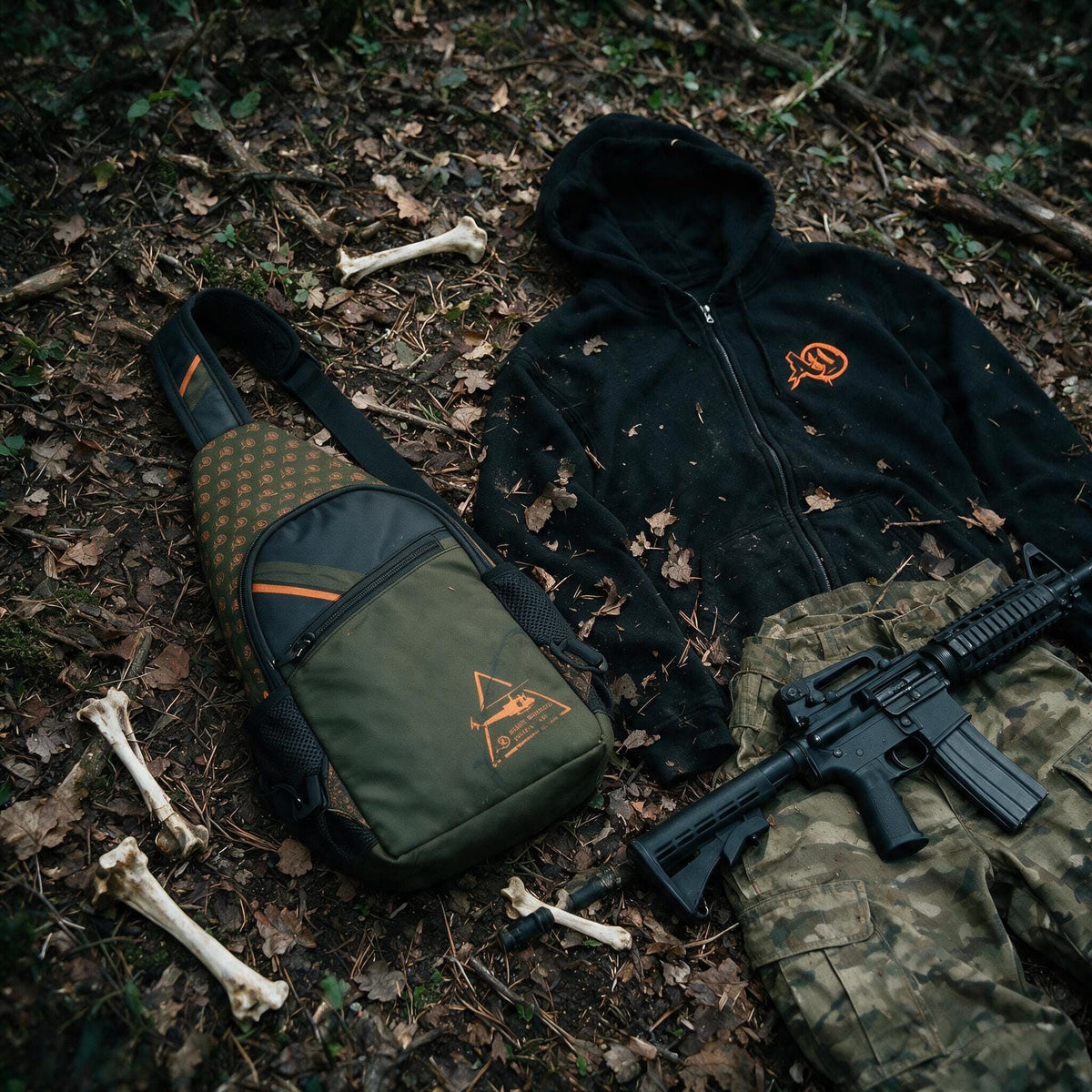 Agent Orange Recon Chest Bag — streetwear chest bag, Australian streetwear