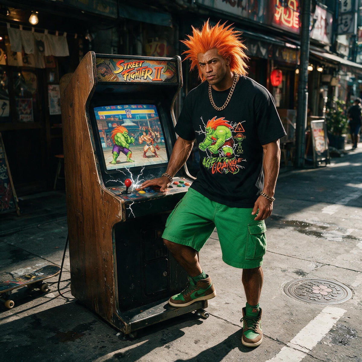 Agent Orange Beastmode T-Shirt — bold graphic tee, Australian streetwear