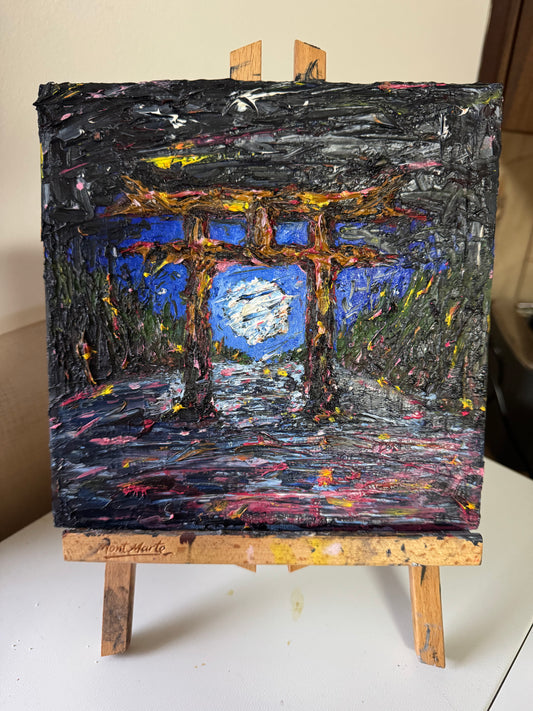 AGENT ORANGE // TORII GATE V4 OIL PAINTING